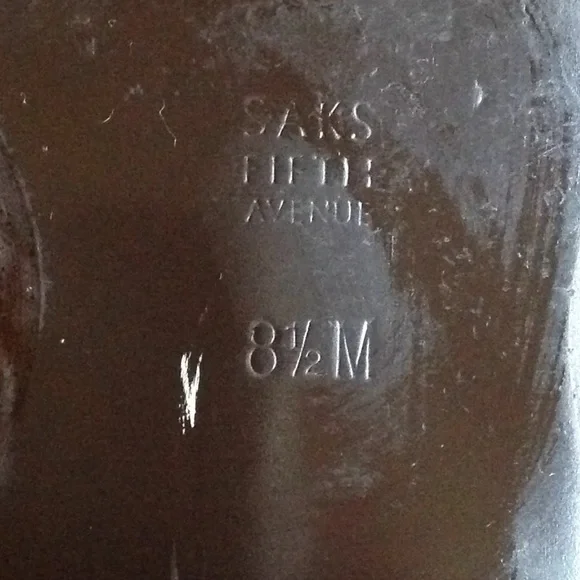 ๐โญ๏ธ๐ Saks Fifth Avenue - Cognac Leather Boots - Picture 7 of 8